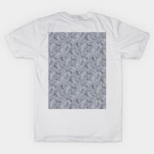 Tropical gray print T-Shirt